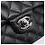 Sac CHANEL Double Flap Chain Matelasse 23 en agneau noir et argent Auth yk20812SAM Argenté - vue 14