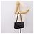 Sac CHANEL Double Flap Chain Matelasse 23 en agneau noir et argent Auth yk20812SAM Argenté - vue 26