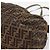 Borsa Tote FENDI Zucca Canvas Nylon Marrone Nero Auth 197800 - vista 10
