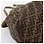 Borsa Tote FENDI Zucca Canvas Nylon Marrone Nero Auth 197800 - vista 13