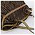 Borsa Tote FENDI Zucca Canvas Nylon Marrone Nero Auth 197800 - vista 6