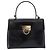 Borsa Salvatore Ferragamo Gancini in vernice 2way Nera Tono Oro Auth 200642 Nero - vista 2