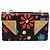 Borsa a tracolla Chain Betty SAINT LAURENT in pelle nera e oro Auth SW2673SAM Nero - vista 2