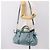 Borsa a mano Miu Miu in pelle 2way blu e oro Auth yk20734M D'oro - vista 25