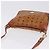Borsa a tracolla MCM Vicetos PVC Pelle Marrone Tono Oro Auth BA15292 - vista 6