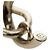 Orecchini CHANEL Push Lock Coco in metallo dorato CC Auth 198851M - vista 16