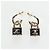 Orecchini CHANEL Push Lock Coco in metallo dorato CC Auth 198851M - vista 3