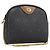 Borsa a tracolla con catena in tela Honeycomb Christian Dior PVC Nero Oro Auth 200249A