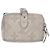 LOUIS VUITTON Taurillon Clemence Monogram Climbing Pouch Gray LV Auth 200276A Marrone - vista 2