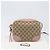 Borsa a tracolla GUCCI GG Canvas Beige Oro 449413 Auth 197806A D'oro - vista 25