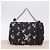 Borsa a tracolla LOUIS VUITTON Rock Me II BB Pelle di vitello Black LV Auth 197135V Nero - vista 12