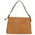 Borsa a tracolla FENDI Selleria Mamma Baguette in pelle marrone argento Auth yk20788SAM - vista 3