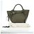 Céline CELINE Big Bag Small Hand Bag Leather Khaki Silver Auth am12347M Argento Cachi - vista 31