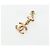 CHANEL COCO Mark Pierce Metal Gold Tone CC Auth 196718M - vista 13