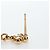 CHANEL COCO Mark Pierce Metal Gold Tone CC Auth 196718M - vista 16