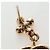 CHANEL COCO Mark Pierce Metal Gold Tone CC Auth 196718M - vista 17