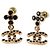 CHANEL COCO Mark Pierce Metal Gold Tone CC Auth 196718M - vista 2