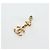 CHANEL COCO Mark Pierce Metal Gold Tone CC Auth 196718M - vista 5