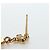 CHANEL COCO Mark Pierce Metal Gold Tone CC Auth 196718M - vista 8