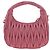 Borsa Miu Miu Matelassé Wonder in pelle 2way Rosa Oro Auth 196578M D'oro - vista 3