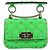 Borsa a tracolla VALENTINO Micro Rockstud Chain in pelle 2way Verde Oro Auth 198465V - vista 13