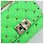 Borsa a tracolla VALENTINO Micro Rockstud Chain in pelle 2way Verde Oro Auth 198465V - vista 18
