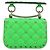 Borsa a tracolla VALENTINO Micro Rockstud Chain in pelle 2way Verde Oro Auth 198465V - vista 2