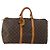 LOUIS VUITTON Monogram Keepall 50 Boston Bag M41426 LV Auth 197538A Monogramma