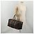 Pequin Borsa Boston FENDI Pecan PVC Pelle Nero Marrone Auth ep15801 - vista 24