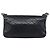 Borsa a tracolla CHANEL Matelasse con catena in pelle d'agnello nera e argento CC Auth yk20835V Nero - vista 3