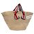Miu Miu Strohhandtasche Raffia Beige Gold Auth 196583M Golden