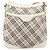 Borsa a tracolla BURBERRY Nova Check Canvas Beige Silver Auth 199616 Argento - vista 2