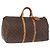 LOUIS VUITTON Monogram Keepall 55 Boston Bag M41424 LV Auth 196429 Monograma