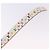 LOUIS VUITTON Cintura Multicolor Carre White M9682 LV Auth 199153V Bianco - vista 7