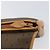 Borsa a Pochette SAINT LAURENT PVC Canvas Brown Gold Auth 197613A Marrone D'oro - vista 15