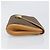 Borsa a Pochette SAINT LAURENT PVC Canvas Brown Gold Auth 197613A Marrone D'oro - vista 4