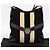 Borsa a tracolla GUCCI Interlocking G Velluto Nero Oro 115568 Auth 196980V D'oro - vista 23