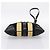 Borsa a tracolla GUCCI Interlocking G Velluto Nero Oro 115568 Auth 196980V D'oro - vista 9