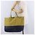 Céline Bolso Tote Horizontal Cabas CELINE de piel Khaki Navy Auth BA14793 Caqui Azul marino - vista 24