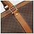Céline Borsa Boston CELINE Macadam Canvas PVC Leather Brown Gold Auth 194398 Marrone D'oro - vista 15