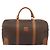 Céline Borsa Boston CELINE Macadam Canvas PVC Leather Brown Gold Auth 194398 Marrone D'oro - vista 2