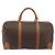 Céline Borsa Boston CELINE Macadam Canvas PVC Leather Brown Gold Auth 194398 Marrone D'oro - vista 3