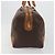 Céline Borsa Boston CELINE Macadam Canvas PVC Leather Brown Gold Auth 194398 Marrone D'oro - vista 5