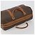 Céline Borsa Boston CELINE Macadam Canvas PVC Leather Brown Gold Auth 194398 Marrone D'oro - vista 6
