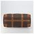 Céline Borsa Boston CELINE Macadam Canvas PVC Leather Brown Gold Auth 194398 Marrone D'oro - vista 9
