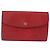 LOUIS VUITTON Epi Montaigne 27 Clutch Bag Red M52657 LV Auth BA15360 Rosso - vista 13