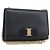 Salvatore Ferragamo Vala Chain Schultertasche aus Leder Schwarz Gold Auth 199639V Golden