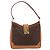 Céline CELINE Macadam Canvas Schultertasche PVC Leather Brown Gold Auth 200915A Braun Golden - Ansicht 2