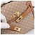 Céline CELINE Macadam Canvas Schultertasche PVC Beige Gold Auth 197680V Golden - Ansicht 15