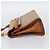 Céline CELINE Macadam Canvas Schultertasche PVC Beige Gold Auth 197680V Golden - Ansicht 4
